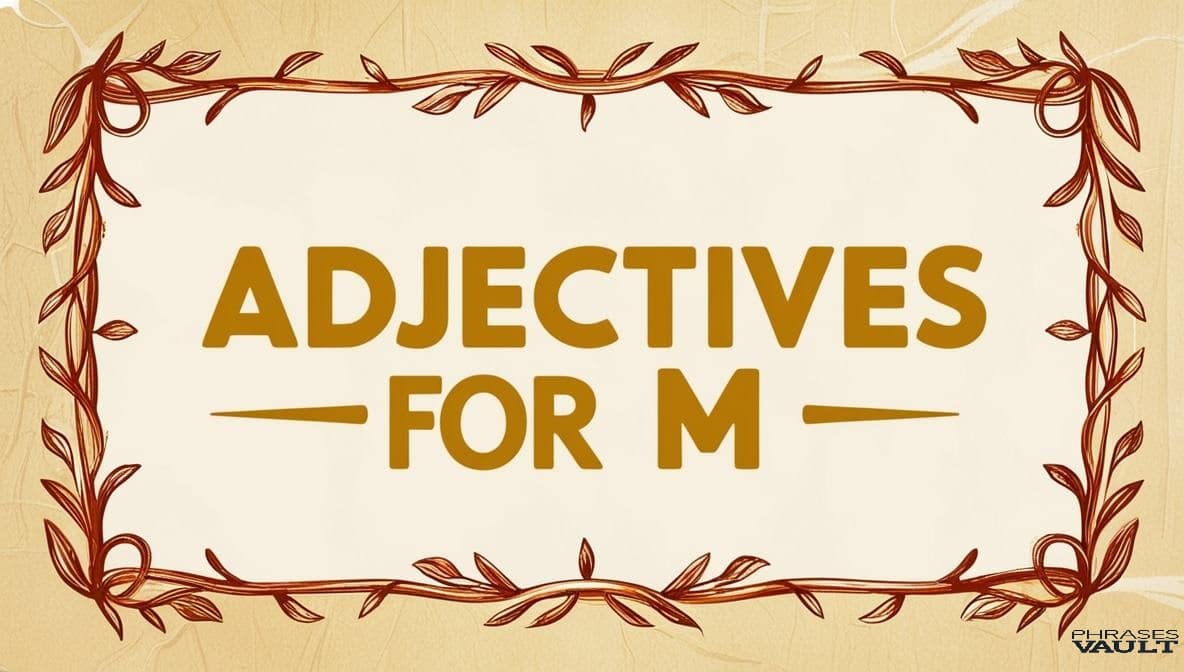 Adjectives For M